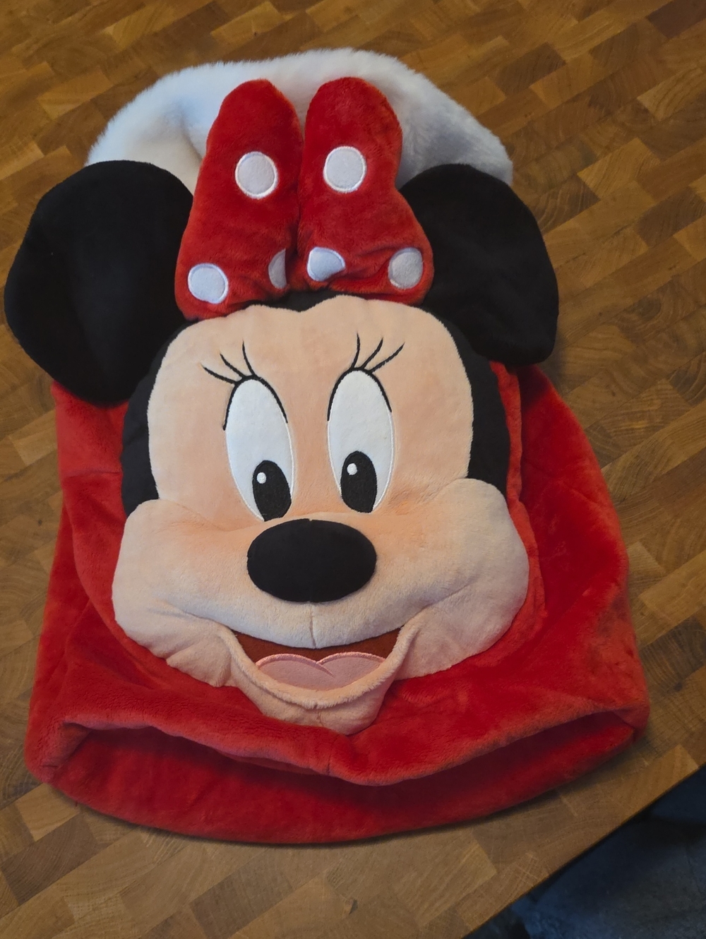Disney Minnie Plus Bag. Red with Black and White Accents